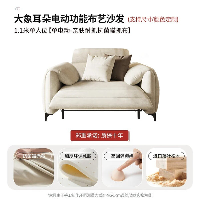 White Accent Sofa Living Room Modern Comfortable Electric Sofa Luxury Comfortable Fauteuil Relax Living Room Sofa Set Furniture