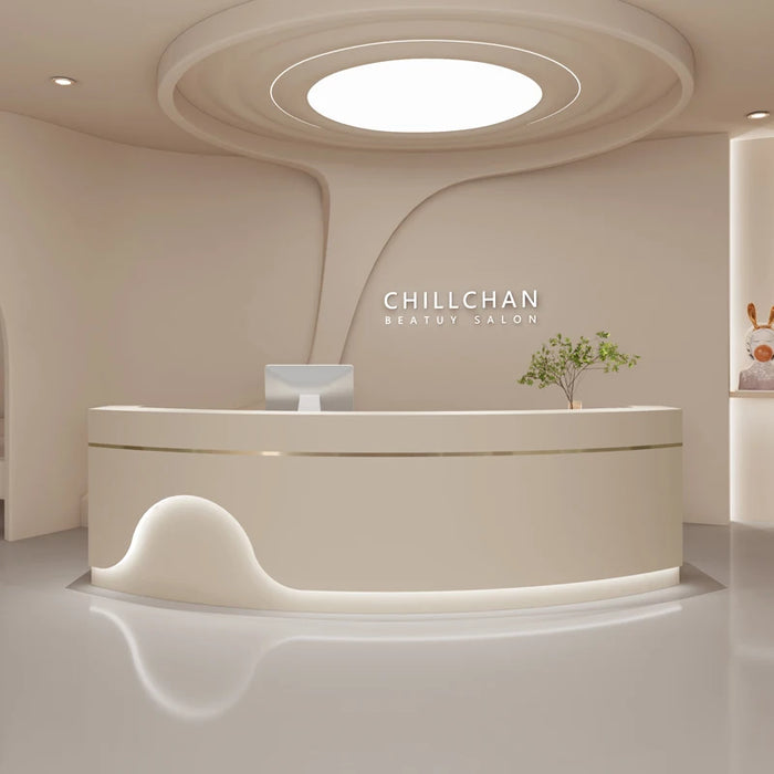 Store Salon Reception Desk Counter Restaurant Luxury Spa Barbershop Checkout Reception Desk Supermarket Escritorio Bar Furniture