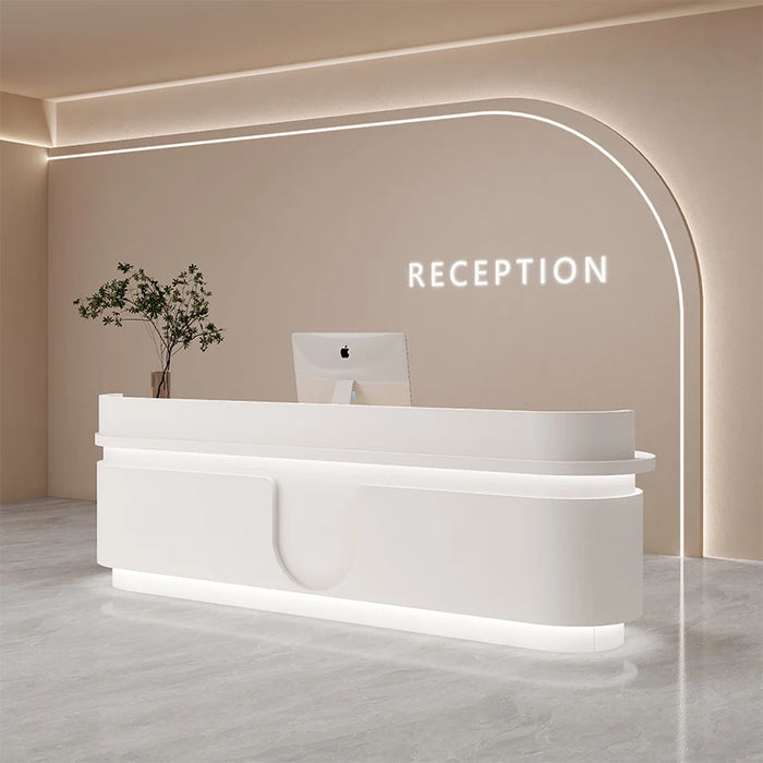 Study Reception Desk Wooden Front Table Cash Register Service Desk Gaming Church Tocador Mueble Maquillaje Office Furniture
