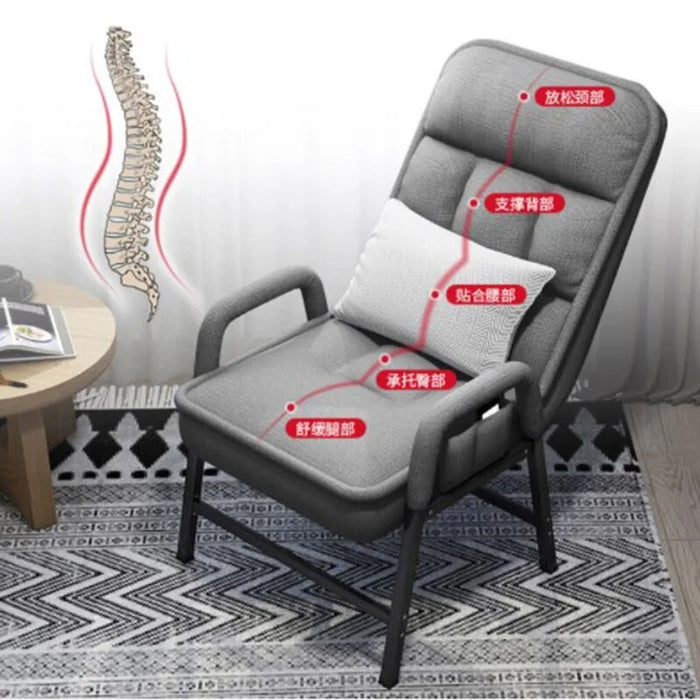 Computer Home Chair Comfortable Sedentary Lazy Backrest Casual Office Sofa Can Recline Study Dormitory Gaming Chair