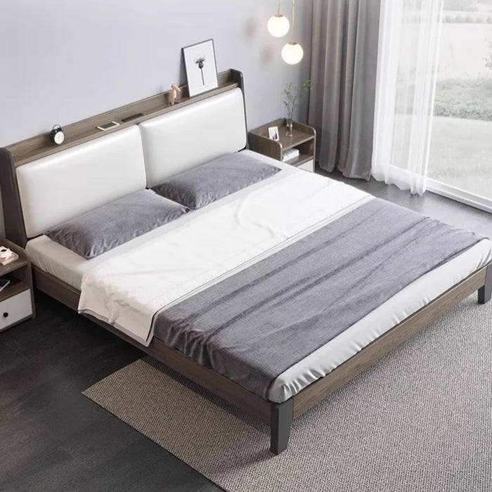 Modern Aesthetic Bed Pillows Bedroom Quilts King Size Two Place Bed Luxury Headboard Letto Matrimoniale Outdoor Furniture