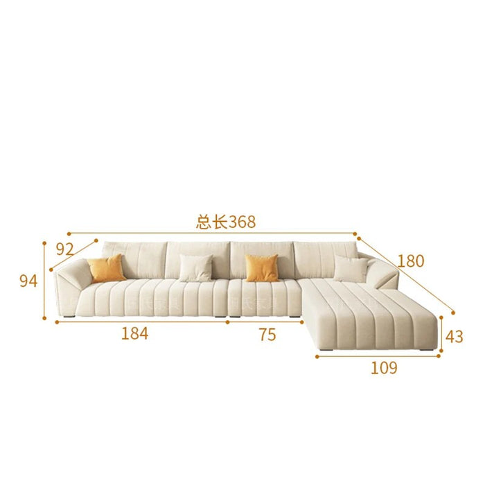 Living Rooms Convertible Sofa Italian White L Shape Modern Sofa Chesterfield Sectiona Wohnzimmer Sofas Living Room Sofa Set MZY