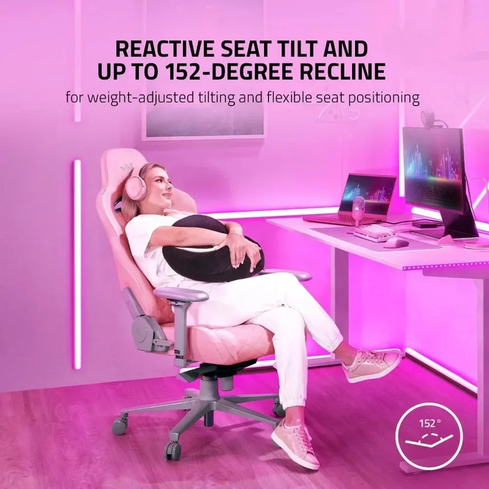 Gaming Chair: All-Day Gaming Comfort - Built-in Lumbar Arch - Optimized Cushion Density - Dual-Textured Game Chair Special