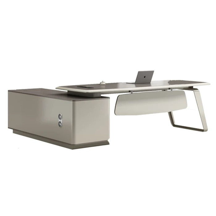 Standing Setup Office Desk Storage Executive Drawers Supplies Computer Desks Luxury Legs Mesa De Computador Modern Furniture