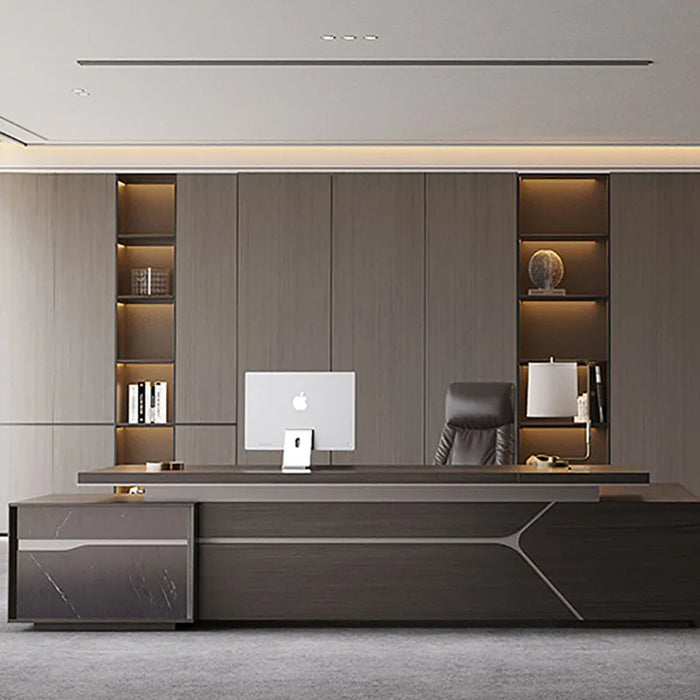 Writing Study Office Desk Computer Standing Setup Executive Lap Desk Storage Foldable Mesa Para Compuatador Furniture Desk