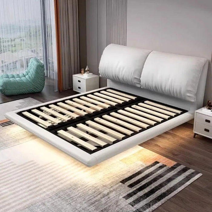 Modern Nordic Double Bed Quilt Designer Waterproof King Size Bed Frame Queen Size Multifunctional Lit Furniture For Bedroom