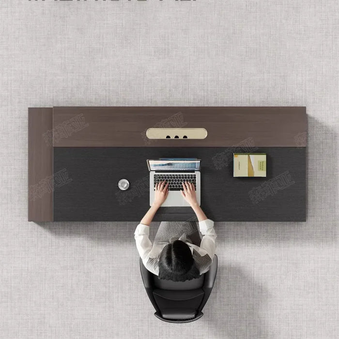 Reception L Shaped Wooden Office Desks Writing Keyboard Multifunctional Office Desks Storage Study Scrivania Angolare Furniture