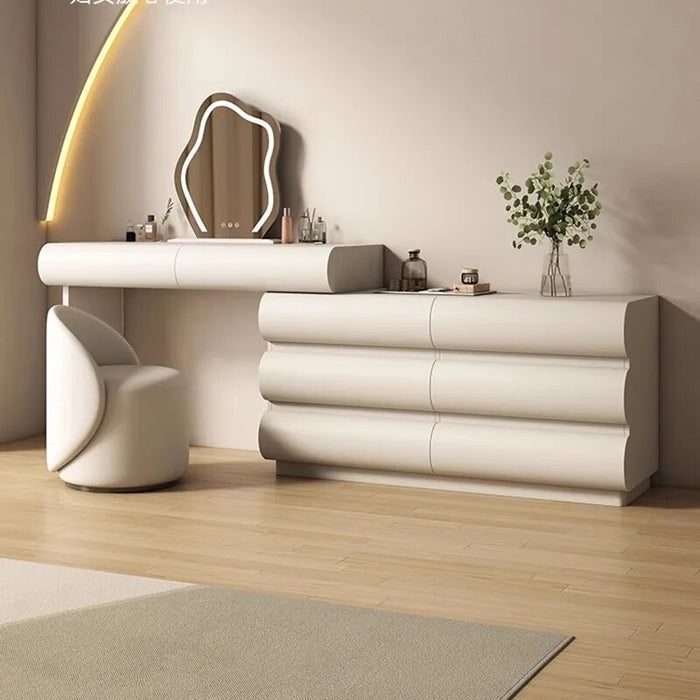 Container Chair Mirror Dressing Table Luxury Nordic Multifunctional European Dressing Table Organizers Storage Meuble Furniture