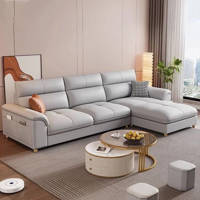 Foam Comfortable Nordic Sofa Simple Luxury Square Large Modular Chaise Sofa Cushion Reading European Salon Meuble Home Furniture