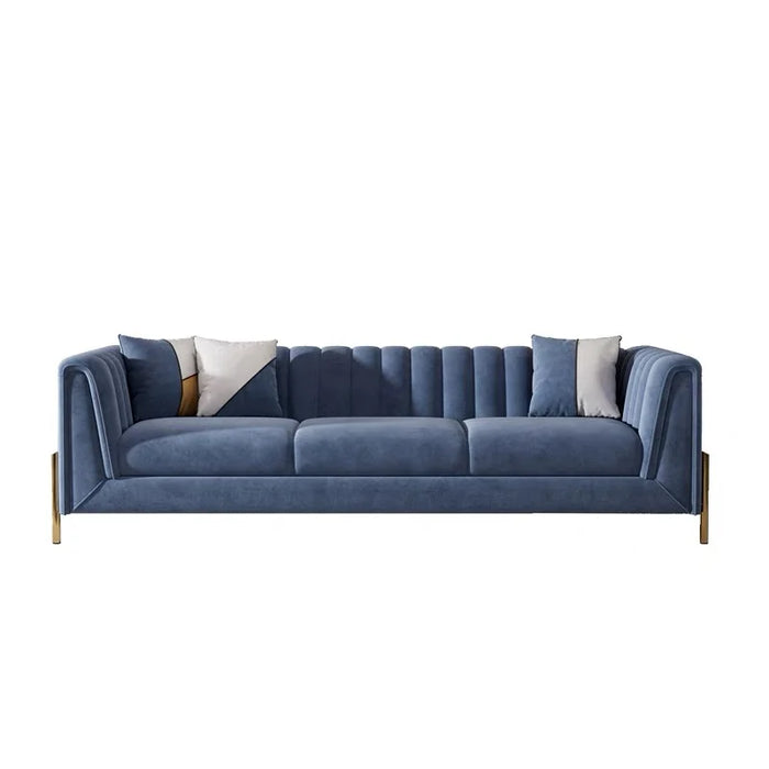 Light luxury velvet cloth sofa small household modern simple American science and technology cloth Nordic living room sofa