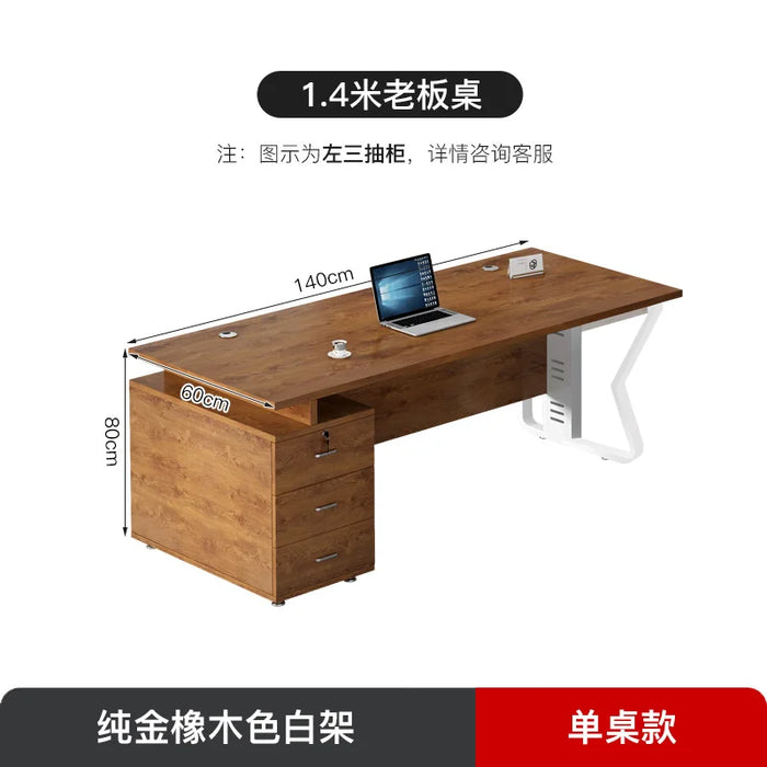 Wooden Organizer Study Table Computer Makeup Reception Vanity Office Desk Meeting Scrivanie Per Computer Modern Furniture