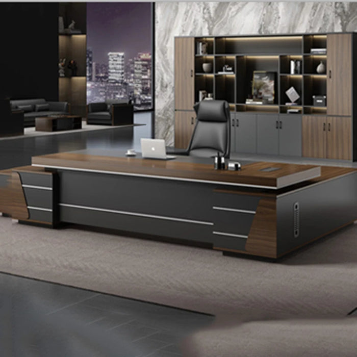 Light Luxury Boss Office Desk And Chair Combination Simple Modern CEO Desk Supervisor Desk Leader Office Computer Furniture