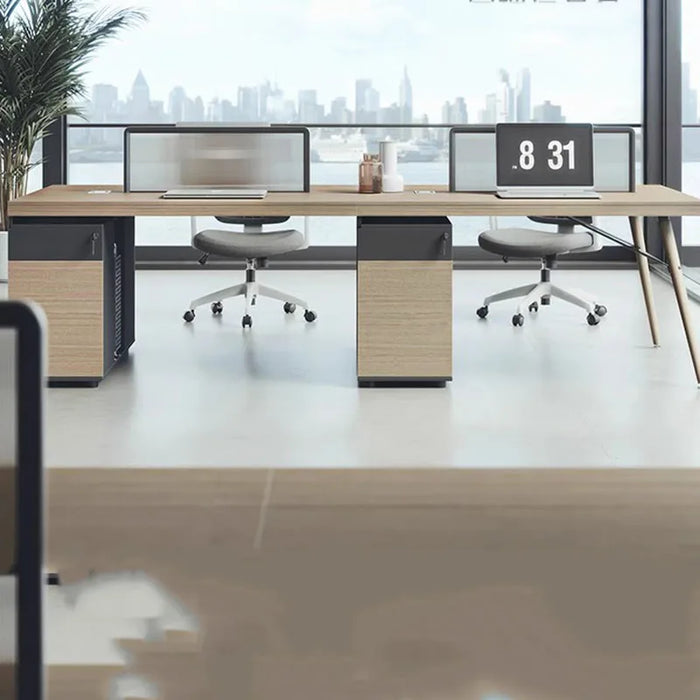 Wooden Executive Writing Desk Storage Setup Student Modern Desk Work Workbench Escrito rio Con Cajones Home Office Furniture