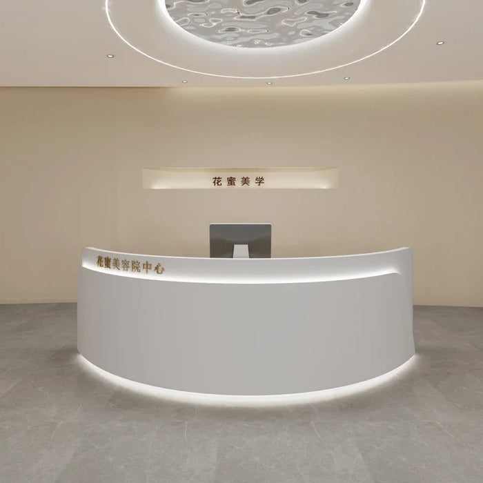 Banco Simple Standing Reception Desk Store Console Front Desk Cabinet Reception Desk Cashier Table Mostrador Room Furniture