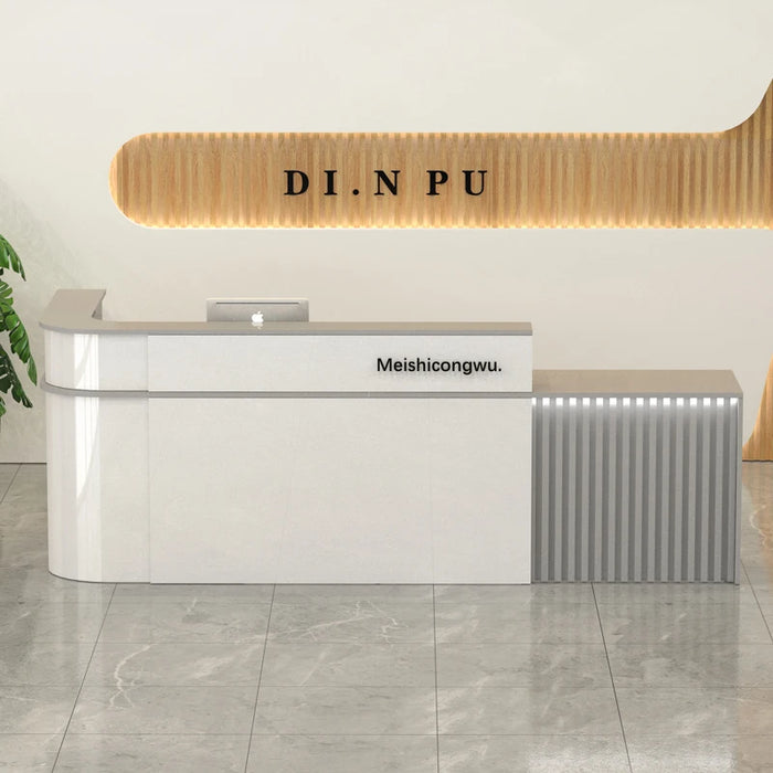 Club Service Reception Desks Office Cashier Hospital Restaurant Corner Reception Desks European Bureau Meuble Modern Furniture