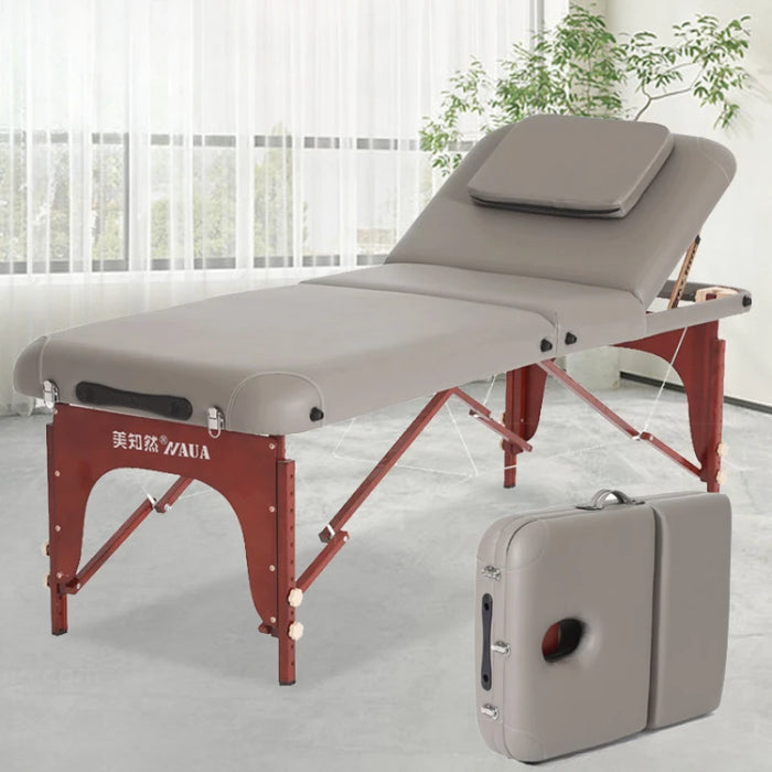 Stretcher Folding Massage Bed Portable Aesthetics Beauty Couch Massage Bed Treatment Spa Lit Pliant Salon Furniture LJ50MB