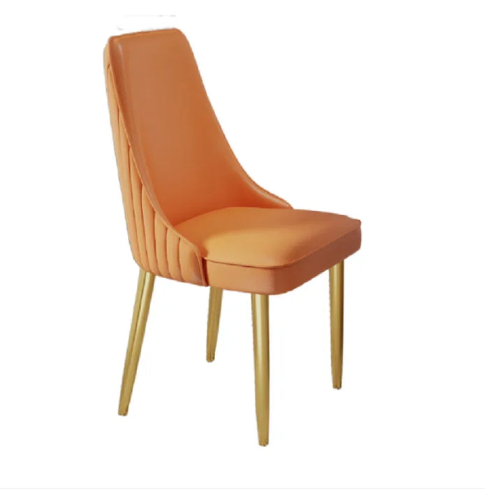 Minimalist Upholstered Classics Dining Chair Metal Outdoor Bedroom Lounge Chair Salon Styling Apartment Silla Comedor Furniture