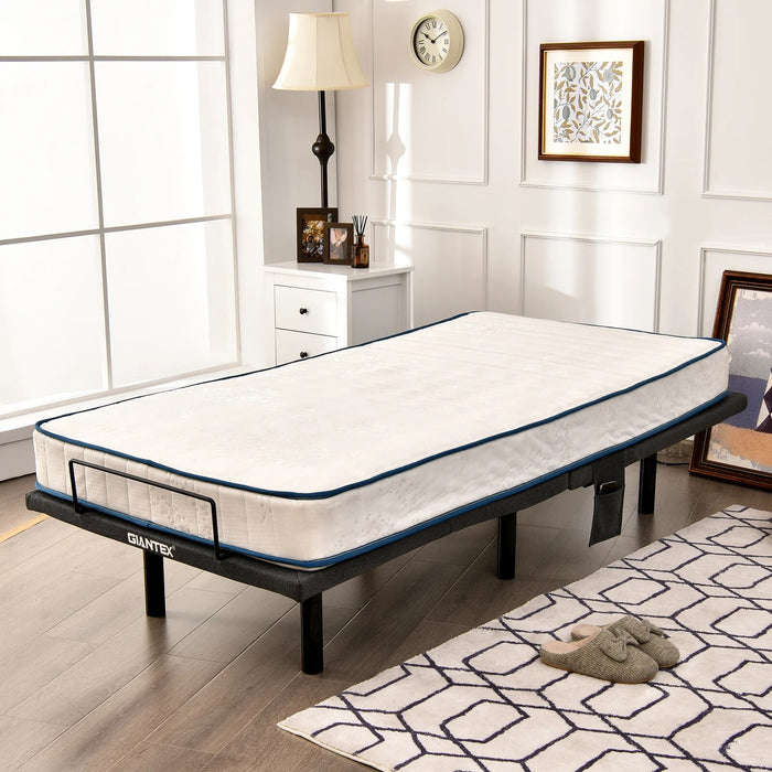 Giantex Twin XL Size Adjustable Bed Base Electric Bed Frame w/ Massage Modes HW67765