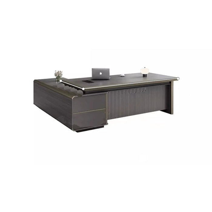 Bookshelf Corner Wdoffice Desk Shelf Standing Executive European Computer Desks Luxury Floor Mesa De Computador Modern Furniture