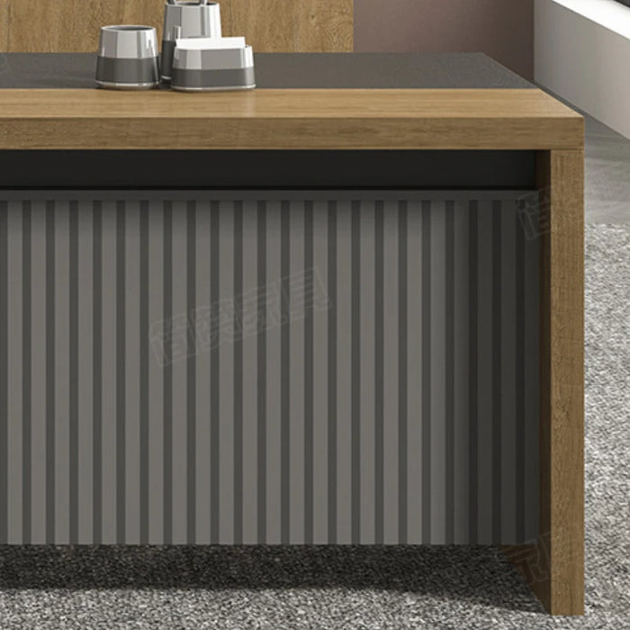 Nordic Computer Office Desk Elegant Executive Aesthetic Work Designer Ideas Wooden Desk Tables Set Muebles De Oficina Furniture