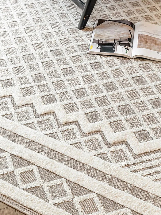 Boho Living Room Carpet Tassel Woven Simple Carpet Livingroom Home Decorative Floor Morocco Large Area Rug Carpet for Bedroom