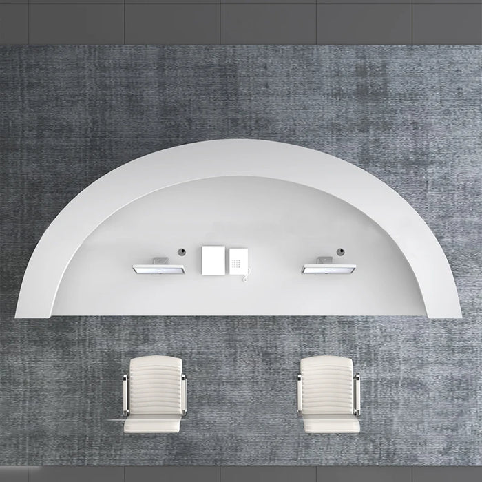 Front desk simple modern company reception desk office bar cashier beauty salon hotel consulting custom service
