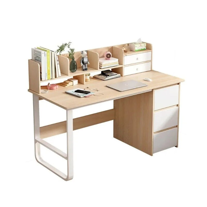 Modern Computer Minimalism Desk Household Study Table With Anti Slip Foot Mats Board For Bedroom A Living Room Learning Office