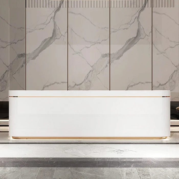 Consable Reception Desks Computer Information Modern Cashier Table Hospital Replica Pulpito Para Igreja Office Desk Furniture