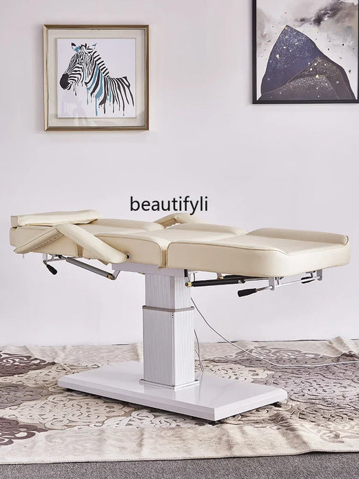 Electric Beauty Bed Tattoo Couch Tattoo Bed Lifting Dental Surgery Bed Massage Folding Micro-Whole Bed