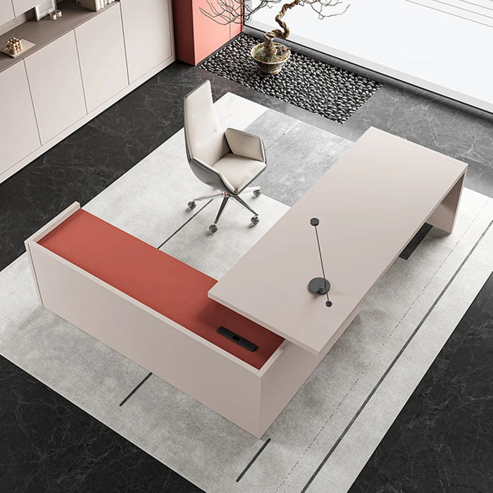 Writing Desktop Office Desk Modern Luxury Standing Executive Office Desk Drawers Scrivanie Per Computer Office Furniture