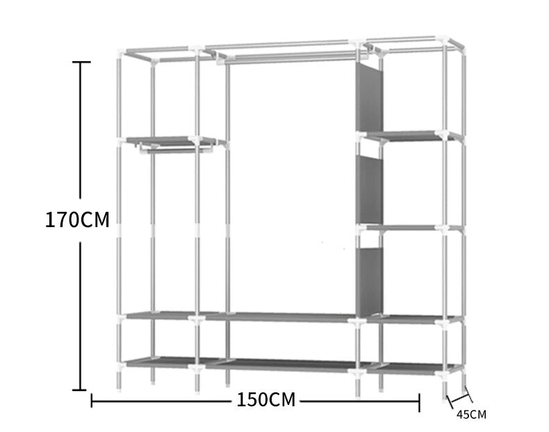 Folding Wardrobe With Free Shipping Clothes Closet Cabinets for Living Room Dresser Dressing Rooms Dressers Garden Furniture Set