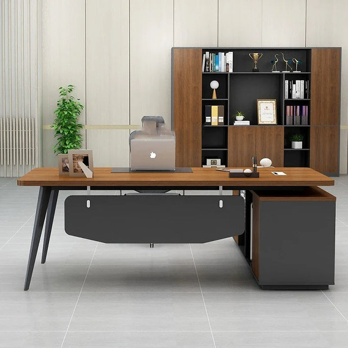 Modern Computer Office Desk Single Drawers Wood Designer Professional Desk Tables Studio Mesa Para Computador Home Furniture