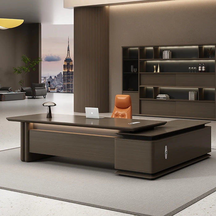 Study Executive Office Desk Gaming Conference Drawers Desktop Office Desk Reception Scrivanie Per Ufficio Luxury Furniture