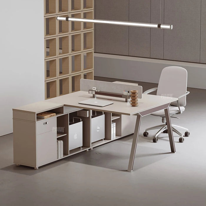 Studio Boss Office Desk Arts Design Fashion Professional Set Storage Computer Desk Tables Wooden Moveis Para Casa Furniture