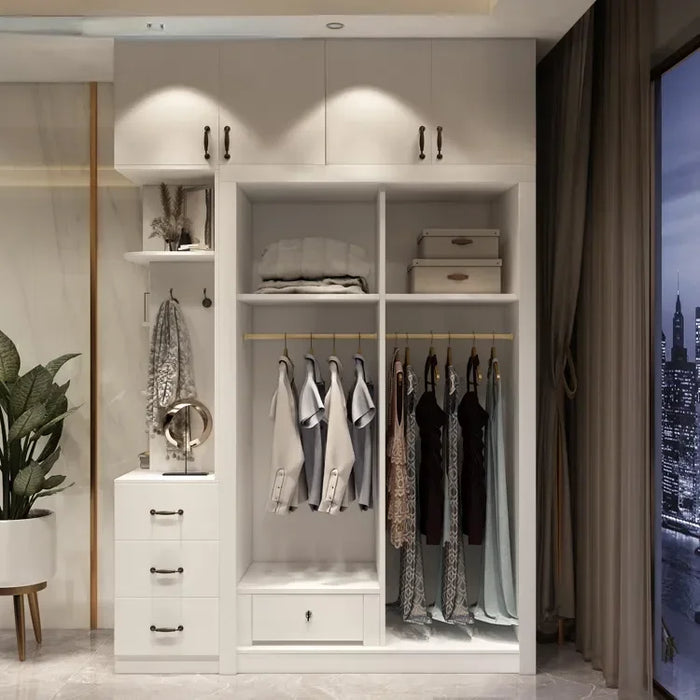 Modern Drawers Wardrobe Storage Organizer Wooden Simple Modern Wardrobe Simple Aesthetic Guarda Roupa Vestidores Home Furniture