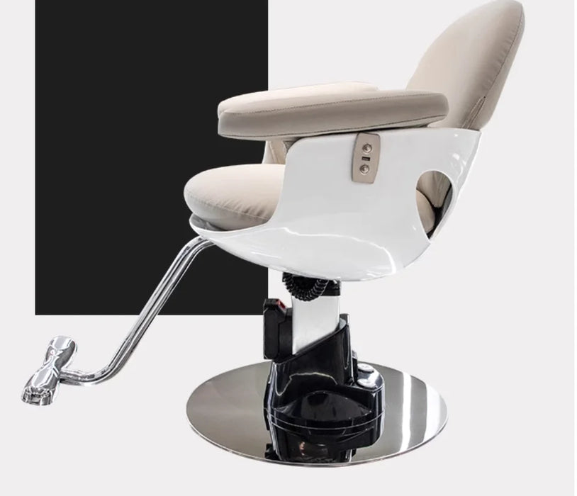 New hair salon chair High-end hair salon fashion store electric lift cutting chair barber shop ironing dyeing stool