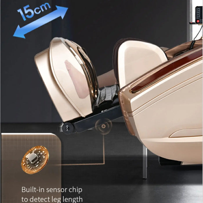 massage chairs full body zero gravity 3 Year Warranty 3D Office Chair 4d AI voice body detection massage chair SL track massage
