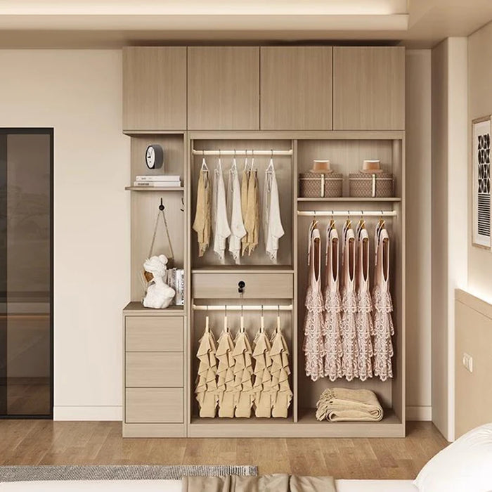 Modern Wardrobes Modular Organizer Cabinets Space Saving Display Bedroom Drawers Wardrobes Storage Armoire Salon Furniture