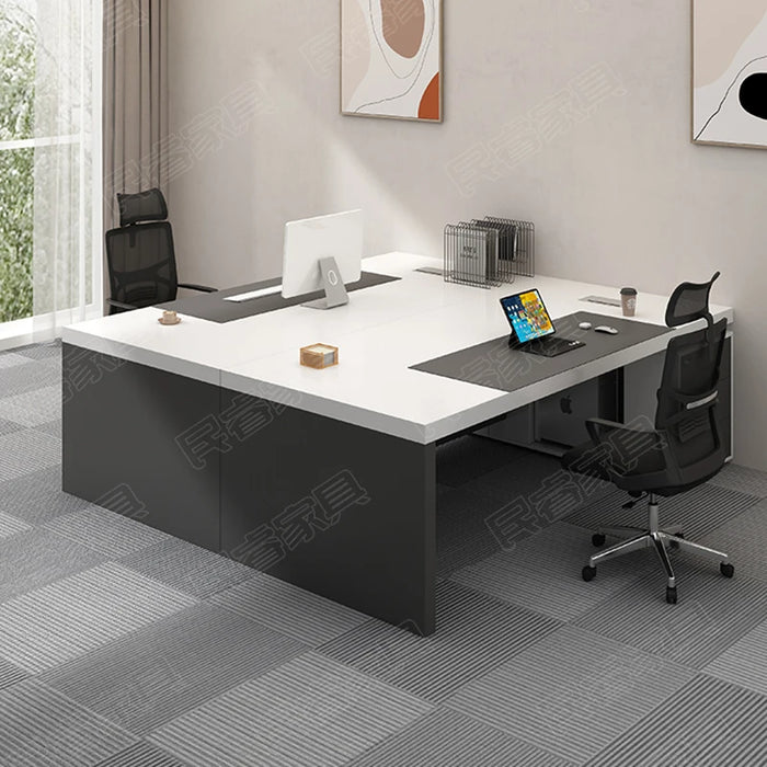 Ideas Boss Office Desk Studio Elegant Executive Designer Modern Storage Computer Desk Tables Drawers Moveis Para Casa Furniture