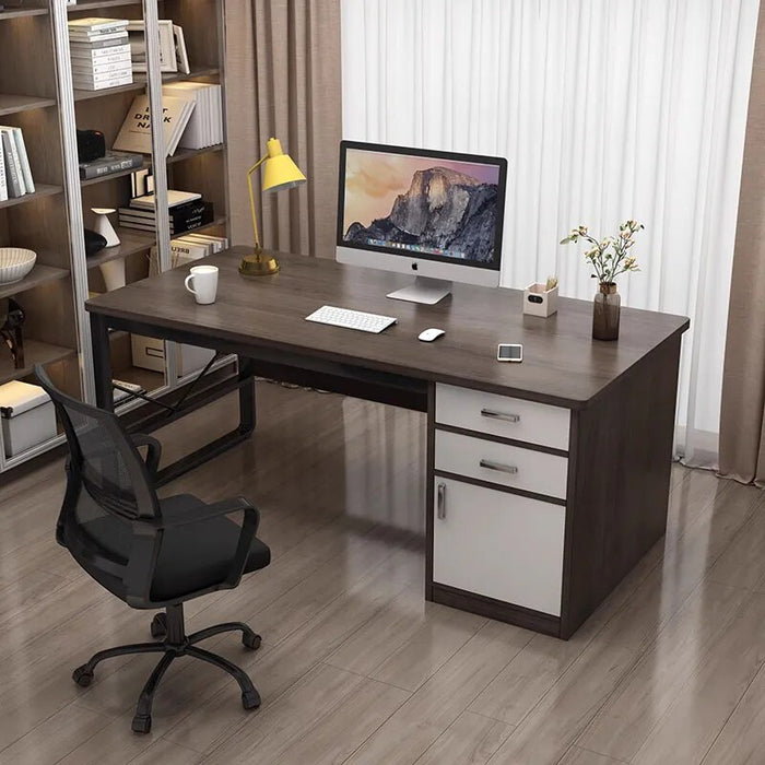 Study Drawers Office Desk Vanity Standing Bedroom Bookshelf Computer Desks Writing Storage Escritorios De Ordenador Furniture