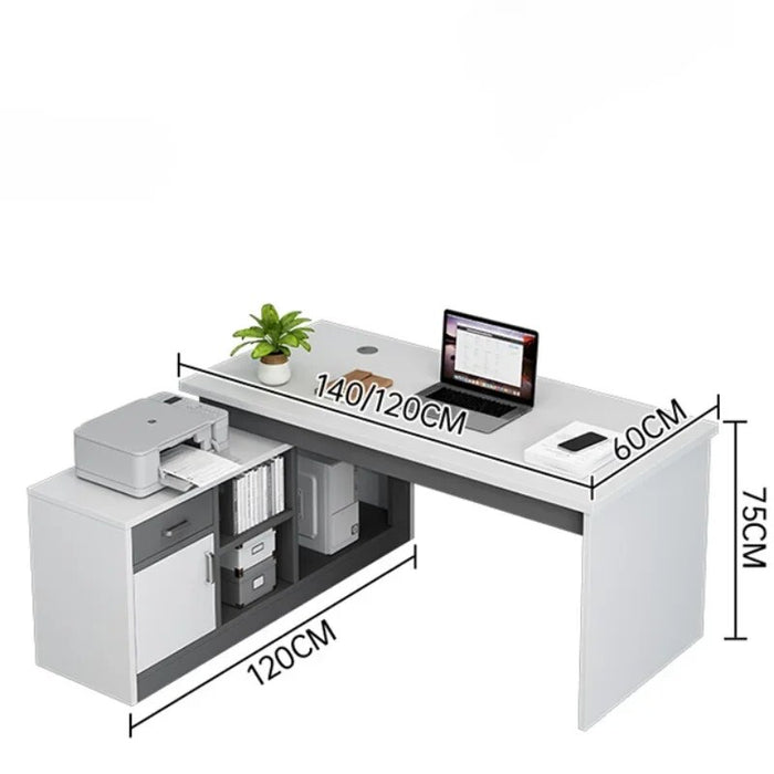 Modern Staff Office Desks Table Simplicity Boss Computer Office Desks Executive Secretaire Bureaux Meuble Home Furniture QF50OD