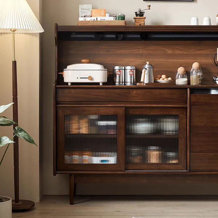 Drawers Space Saving Sideboard Mid Century Showcase Luxury Corner Living Room Cabinets Wooden Nordic Muebles Bedroom Furniture
