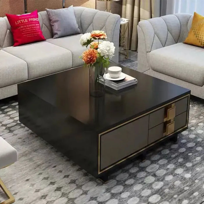 Console Light Luxury Tv Cabinet Coffee Table Combination Modern Minimalist Slate Floor Cabinet Small Living Room Furniture