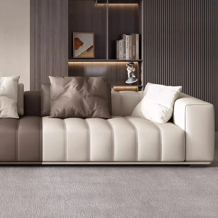 Bedroom European Living Room Sofa Luxury Leather Ergonomic Living Room Sofa Couch Set Water Proof Divani Soggiorno Decorations