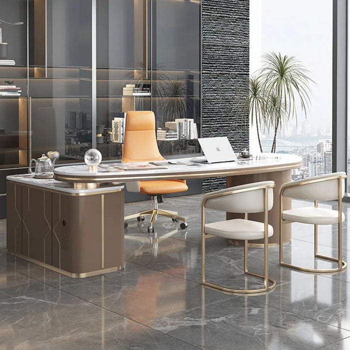 Coffee Office Desk Console Floating Monitor Reception Writing Desk Accessories Storage Tabla Para Escritorio Modern Furniture