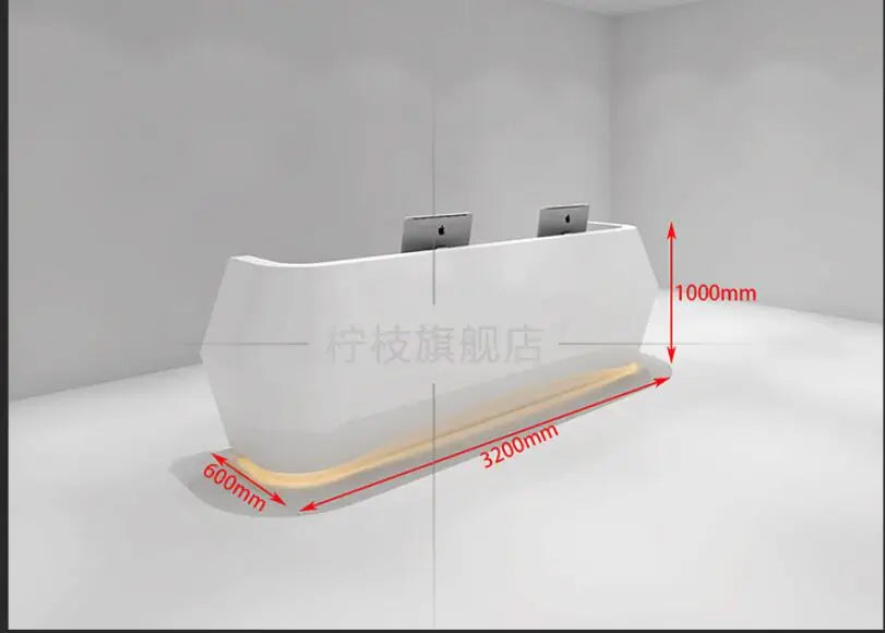 Company paint desk reception desk hotel beauty salon barber shop clothing bar cashier