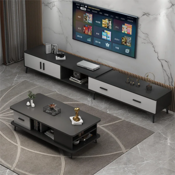 Dresser Rack TV Stands Nordic Drawers Storage Floating TV Stands Cabinet Shelves Mobili Per La Casa Living Room Furniture WJ20XP