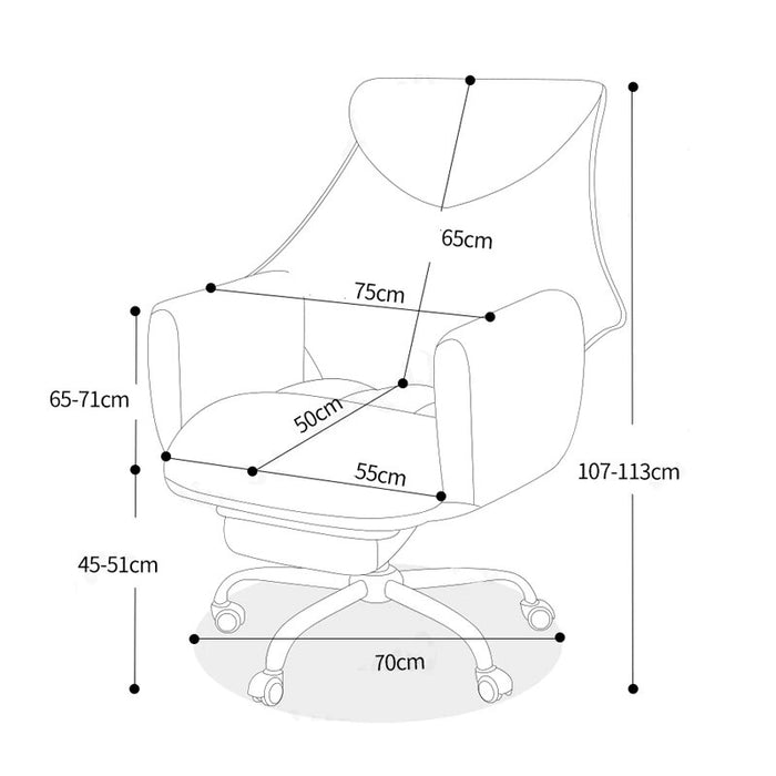 Girls' Bedroom, Nгровые Cтулья, Lazy Sofa Chair, Office, Home Anchor, Live Broadcast game chair, Lift, Can Lie Wider, Thicken