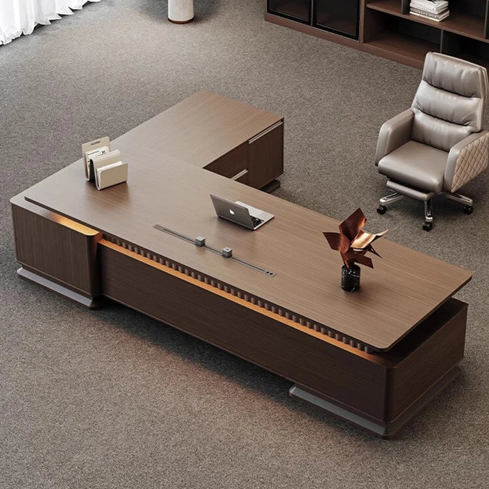 Executive L Shaped Desk Drawers Work Filing Standing Computer Office Desk Gaming Writing Escritorios De Ordenador Furniture