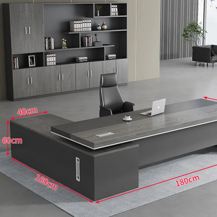Boss Office Desk Combination Manager Supervisor Desk Designer Storage Business Minimalist Modern CEO Desk Office Furniture